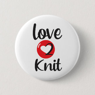 liefde 2 Knit Ronde Button 5,7 Cm