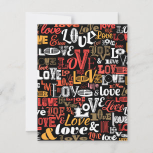 Liefde 2 notitiekaartje