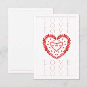 LIEFDE 3.5x5 Platte kaart