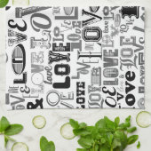 Liefde 3 theedoek (Gevouwen)