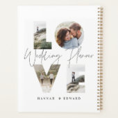 Liefde 4 foto moderne persoonlijke cadeaubruiloft planner (Achterkant)