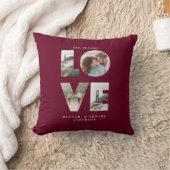 Liefde 4 foto simpele moderne gepersonaliseerde be kussen (Deken)