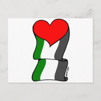 Liefde 4 Palestina! Briefkaart