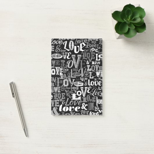 Liefde 4 post-it® notes (Kantoor)