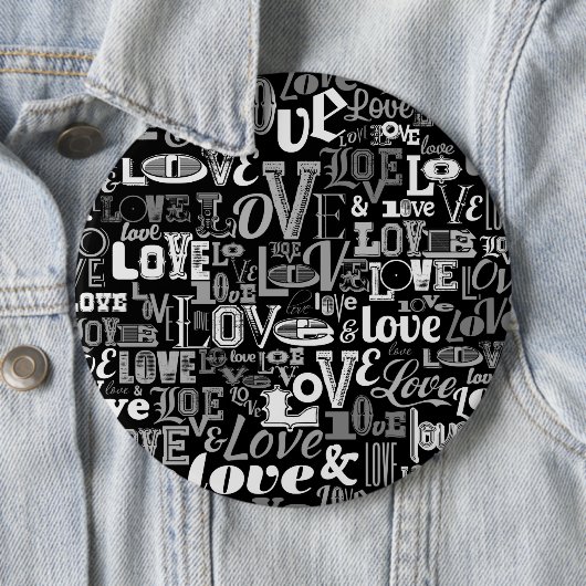 Liefde 4 ronde button 6,0 cm (In situ)