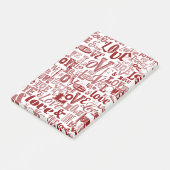 Liefde 6 post-it® notes (Schuin)