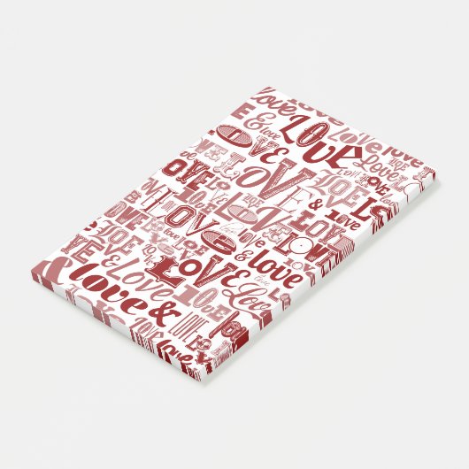 Liefde 6 post-it® notes (Schuin)