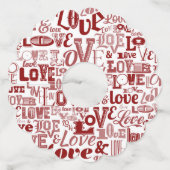 Liefde 6 wijnglaslabel (Voorkant)