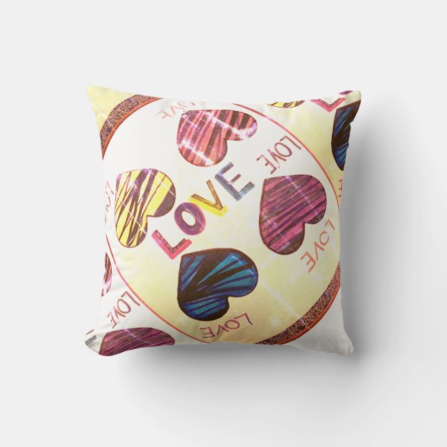 LIEFDE 80's Kussen (Voorkant)