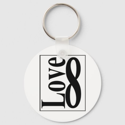 Liefde (8) Infinity Sleutelhanger (Voorkant)