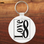Liefde (8) Infinity Sleutelhanger (Voorkant)