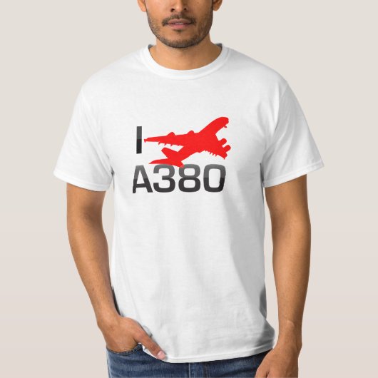 Liefde A380 T-shirt (Voorkant)