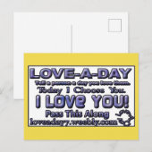 Liefde-a-dag Briefkaarten (Voorkant / Achterkant)