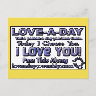 Liefde-a-dag Briefkaarten