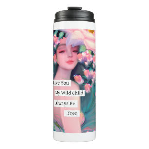Liefde aan mijn wilde kind thermosbeker