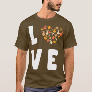 Liefde Aardewerk Hart Gift Vrouwen Klei Keramisch T-shirt