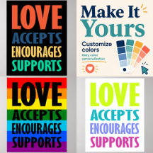 Liefde accepteert veteraan moderne typografie