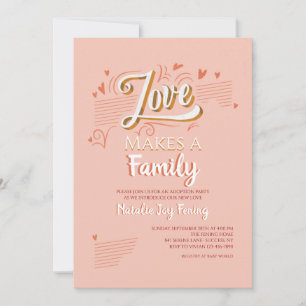 Liefde adoptie aankondiging/Partij Aankondiging