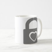 liefde afgesloten koffiemok (Voorkant rechts)