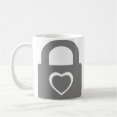 liefde afgesloten koffiemok (Links)