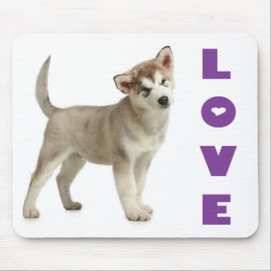 Liefde Alaskan Malamute Puppie Hond Muismat