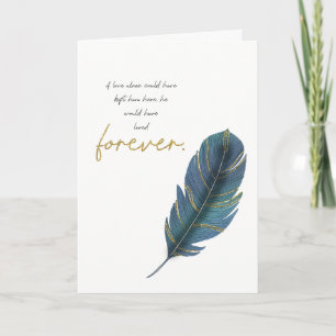 Liefde alleen sympathie verlies voor hem kaart