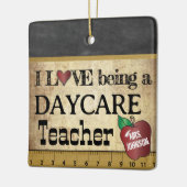 Liefde als dagleraar keramisch ornament (Links)