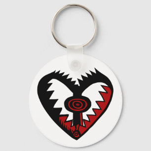 Liefde als een beer val sleutelhanger