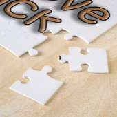 Liefde als een schotel legpuzzel (Zijkant)