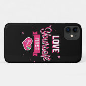 Liefde als eerste Case-Mate iPhone case (Achterkant (horizontaal))