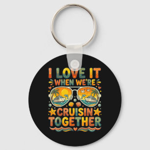 Liefde Als Je Samen Cruise Grappige Cruise Reis Sleutelhanger