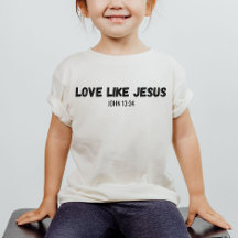 Liefde als Jezus Christelijk Kind Shirt