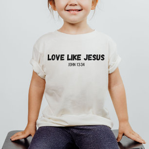Liefde als Jezus Christelijk Kind Shirt
