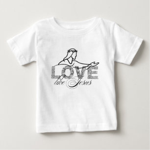 Liefde Als Jezus Christelijke Typografie Ontwerp