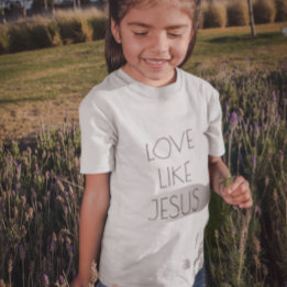 Liefde als Jezus Girl's T-shirt