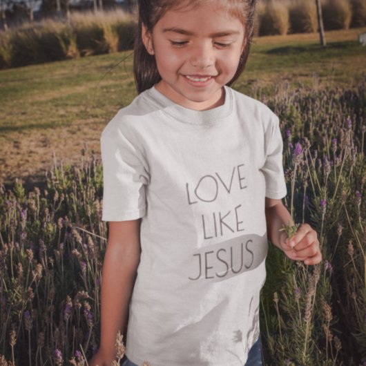 Liefde als Jezus Girl's T-shirt