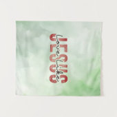 Liefde als Jezus Inspirerend Christelijke quote Wandkleed (Voorkant (horizontaal))