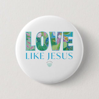 Liefde als Jezus Ronde Button 5,7 Cm