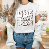 Liefde als Jezus Shirt, religieuze cadeaus, inspir T-shirt