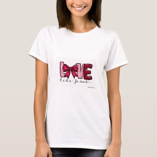 Liefde als Jezus T-shirt (Voorkant)