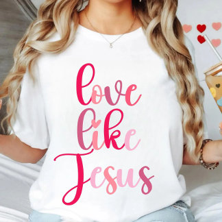 Liefde als Jezus T-shirt