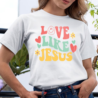 Liefde als Jezus T-Shirt, Comfort Colors, Trendy T-shirt