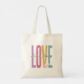 Liefde als Jezus Tote Bag (Achterkant)