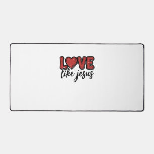 Liefde Als Jezus Vintage Christelijk T-Shirt Ontwe Bureaumat