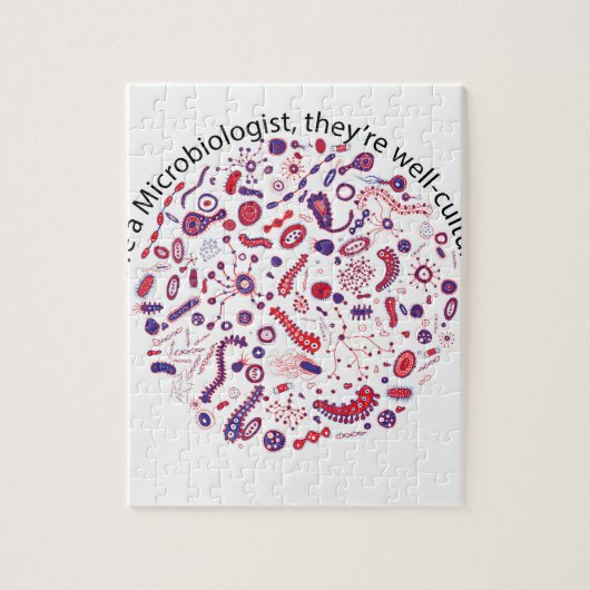 Liefde als microbioloog legpuzzel (Verticaal)