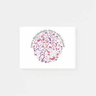 Liefde als microbioloog post-it® notes
