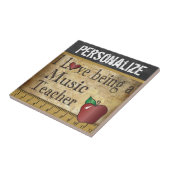 Liefde als muziekleraar tegeltje (Zijkant)