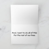 LIEFDE ALS WE TROUWEN - ROMANTISCHE KAART (Binnen)