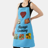 Liefde altijd alles-over-print Schort koken (Insitu)