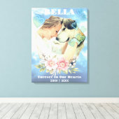 liefde altijd in ons hart canvas afdruk (Insitu (Houten vloer))